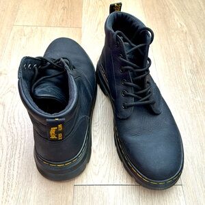 Men Boots Dr Martens, never worn, black, size US 11,5 EU 45